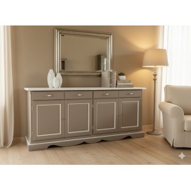 CREDENZA legno massello vari colori  L.210 H. 90 P.45