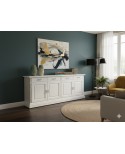CREDENZA legno massello vari colori  L.210 H. 90 P.45