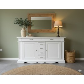 CREDENZA legno massello vari colori  L.210 H.115 P.55