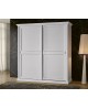 Armadio legno massello 2 ante scorrevoli con cassettiera altezza cm 239