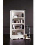 BIBLIOTECA BLANCO LACADO MADERA