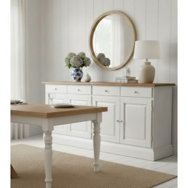 CREDENZA legno massello vari colori  L.210 H. 90 P.45