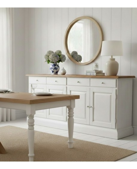 CREDENZA legno massello vari colori  L.210 H. 90 P.45