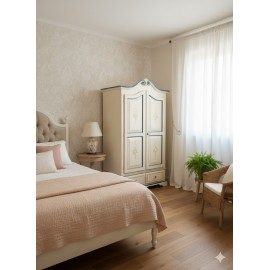 ARMADIO DECORATO BICOLORE PREZZO REGALO