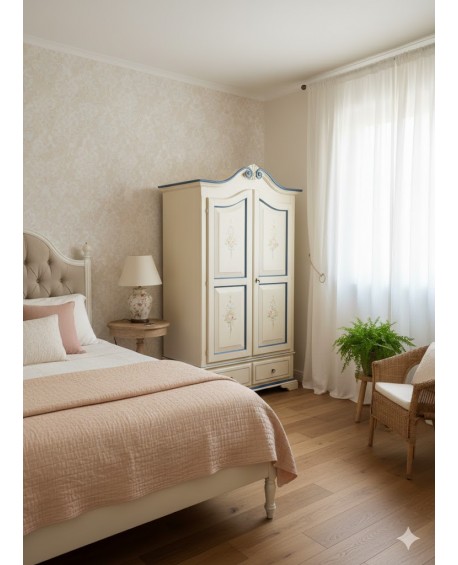 ARMADIO DECORATO BICOLORE PREZZO REGALO