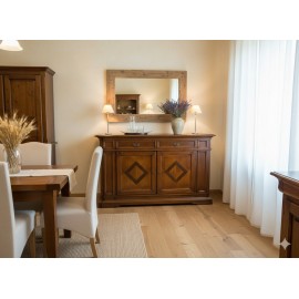 MUEBLE Armario ESTILO BASSANO Taraceado MADERA SÓLIDA L 178 P 52 H 112