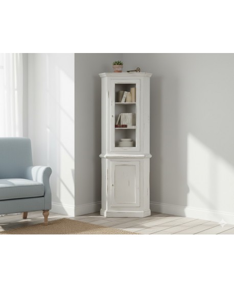 MADERA GABINETE ángulo de la esquina