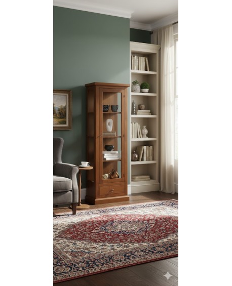 BIBLIOTHEK FENSTER ART HOLZ COL.NOCE POOR Wohnzimmer Eingang