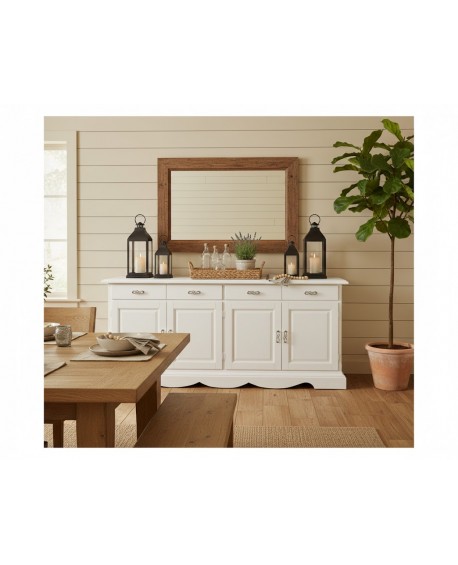 CREDENZA legno massello vari colori  L.210 H. 90 P.45