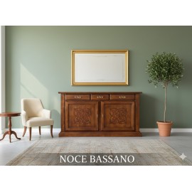 CREDENZA legno massello vari colori  L.210 H.115 P.55