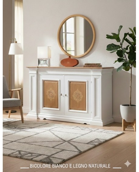 CABINET STYLE DRESSER BASSANO INCRUSTE AVEC TIROIR