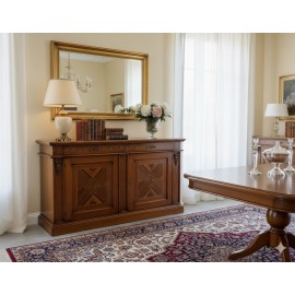 CREDENZA legno massello vari colori  L.210 H.115 P.55