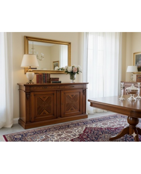 CREDENZA legno massello vari colori  L.210 H.115 P.55