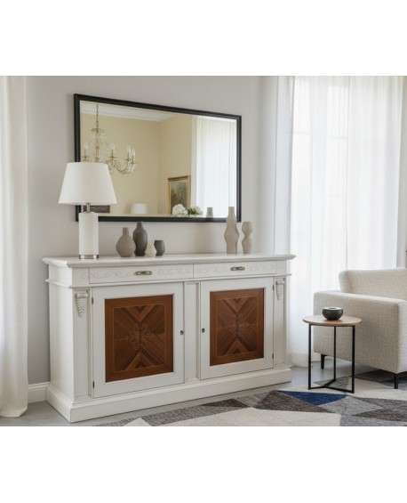 CREDENZA legno massello vari colori  L.210 H.115 P.55