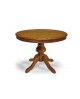 TAVOLO LEGNO ALLUNGABILE ROTONDO GAMBO LISCIO 120