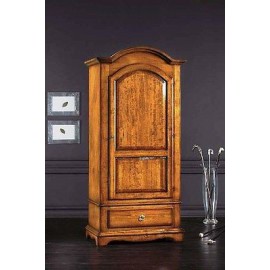 ARMADIO LEGNO 1 ANTA CAPPELLO TONDO ARTE POVERA