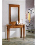 MUEBLE CONSOLA 1 cajón de madera ART pobres con MIRROR