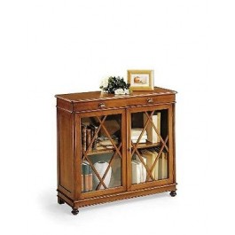 MÖBEL BIBLIOTHEK HOLZSCHAU 2TÜREN Arte Povera