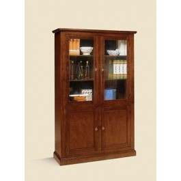 Bibliobus VITRINE EN BOIS PAUVRES ART BOIS COL.NOCE