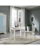 DESK TISCH GLOSS WEISS HOLZ