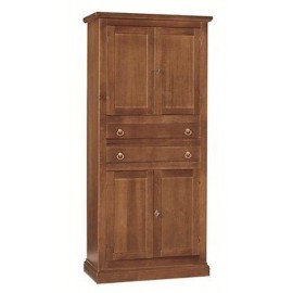 Biblioteca móvil 2 puertas de madera ART POBRES