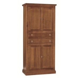 Biblioteca móvil 2 puertas de madera ART POBRES