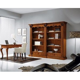 MOBILE LIBRERIA INTAGLIATA MASSELLO L 245 P 49 H 211