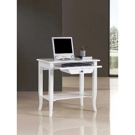 Mesa de madera con PC LACCATP BLANCO
