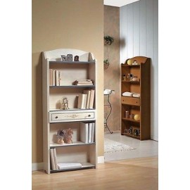 BIBLIOTECA DE MADERA VARIOS COLORES