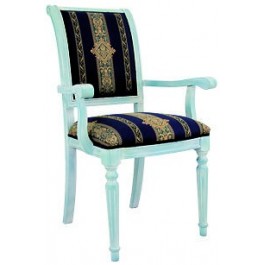 STUHL LUIGI XVI SALALEGNO MASSIVHOLZ GEPOLSTERT