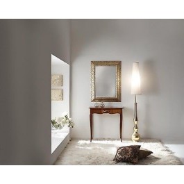 CONSOLA TABLA 1 cajón de madera