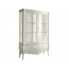 MUESTRA DE MADERA COLOR BLANCO - CONVEXO -