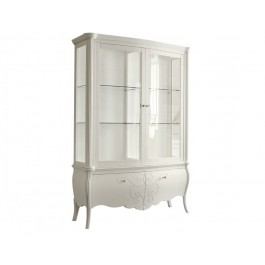 MUESTRA DE MADERA COLOR BLANCO - CONVEXO -