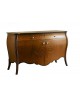 MOBILE WOOD ROUNDED DRESSER WALNUT COLOR VARIOUS COLORS