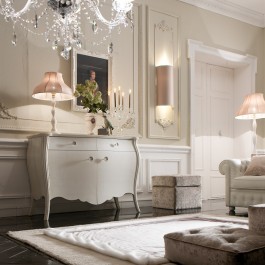 BOIS DE CONVICTION CABINET COULEURS DIVERS renflé blanc