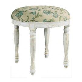 ROUND MASSIVHOLZ HOLZ STOOL STUHL POUFF GEPOLSTERT