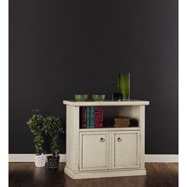 MÖBEL TV Schranktür 2 TÜR GEMALTEN ELFENBEIN ANTIKE