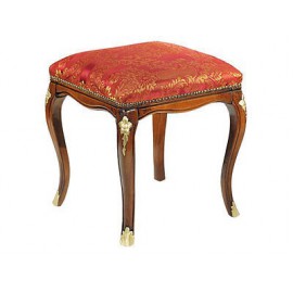 SQUARE MASSIVHOLZ HOLZ STOOL STUHL POUFF GEPOLSTERT