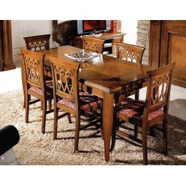 TISCH STYLE Bassato eingelegtes Holz