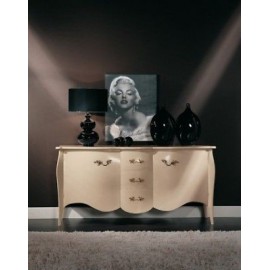 CROYANCE CABINET IVORY LAQUÉE SOLID ROND