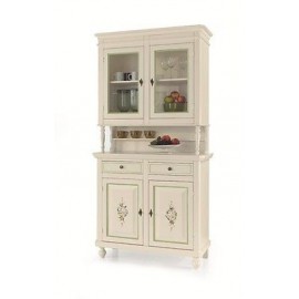 Armario CRISTALLIERA PINTADO BRILLANTE BLANCO